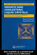 Nematic and Cholesteric Liquid Crystals - Patrick Oswald