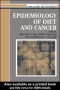 Epidemiology Of Diet And Cancer - M.J. Hill