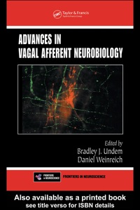 Titelbild: Advances in Vagal Afferent Neurobiology 1st edition 9780849321313