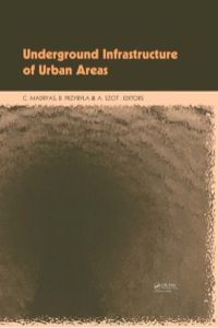 Titelbild: Underground Infrastructure of Urban Areas 1st edition 9780415486385