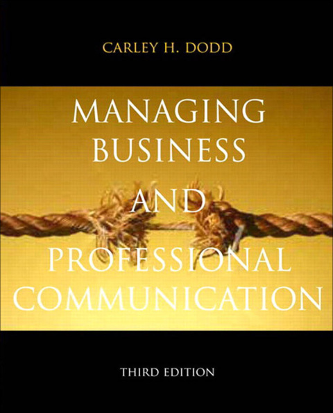 Cover image for book Managing Business and Professional Communication