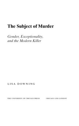 The Subject of Murder