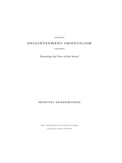 Cover image for book Enlightenment Orientalism