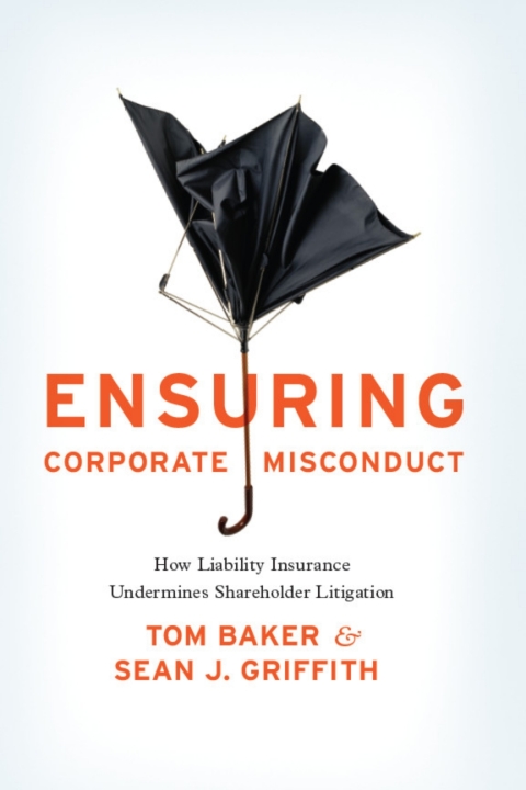 Cover image for book Ensuring Corporate Misconduct