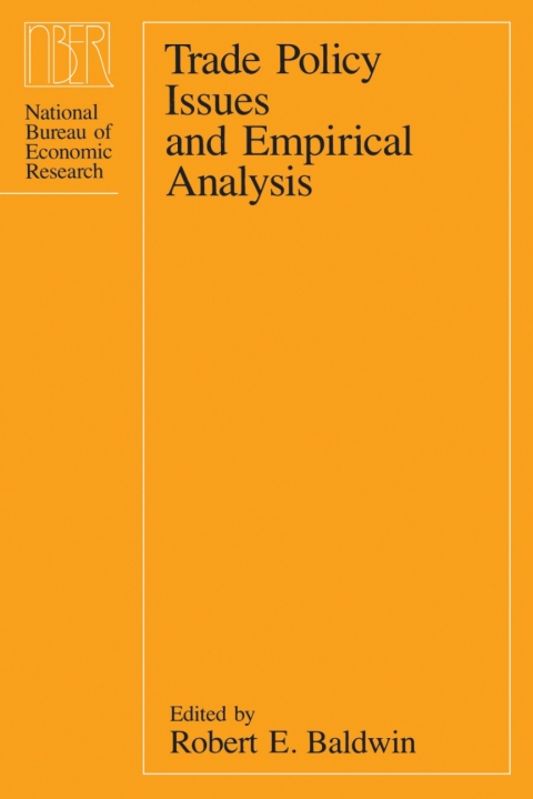 Trade Policy Issues and Empirical Analysis 