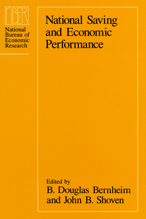 Cover image for book National Saving and Economic Performance