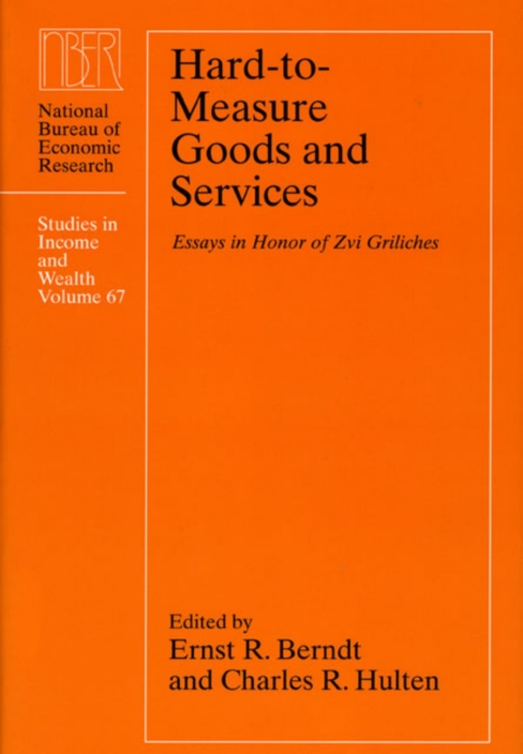 Cover image for book Hard-to-Measure Goods and Services