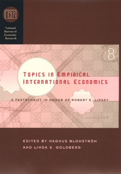 Cover image for book Topics in Empirical International Economics
