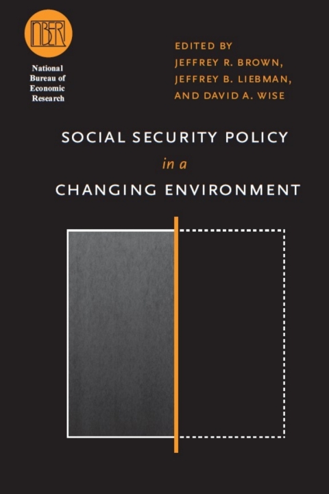 Cover image for book Social Security Policy in a Changing Environment