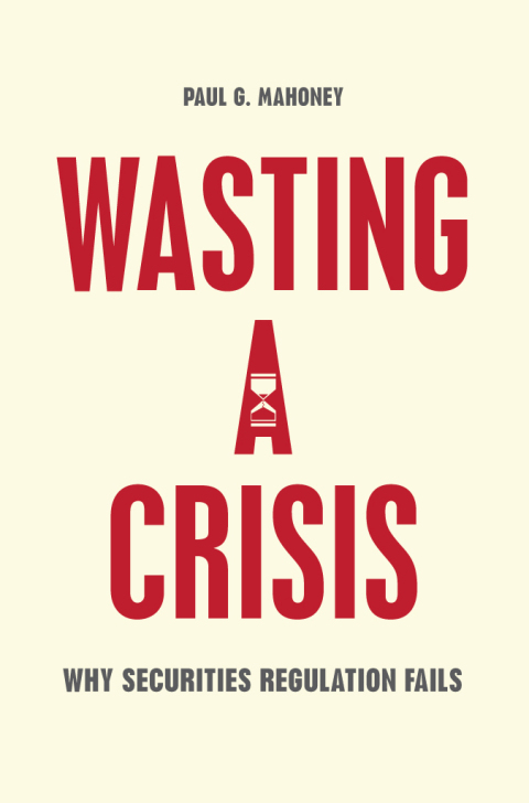 Cover image for book Wasting a Crisis