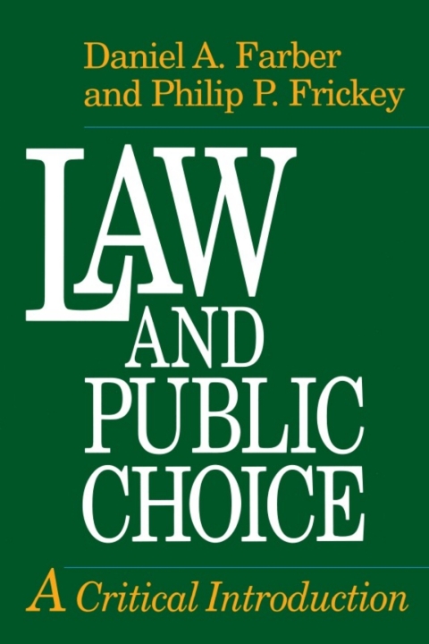 Cover image for book Law and Public Choice