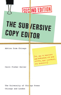 Cover image: The Subversive Copy Editor 2nd edition 9780226239903