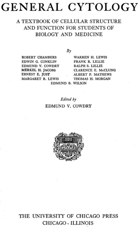 Cover image for book General Cytology