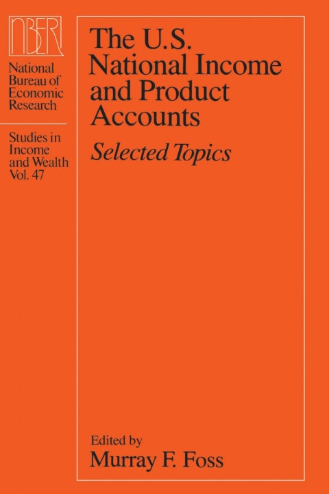Cover image for book The U.S. National Income and Product Accounts