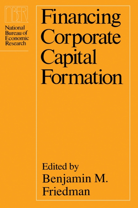 Cover image for book Financing Corporate Capital Formation