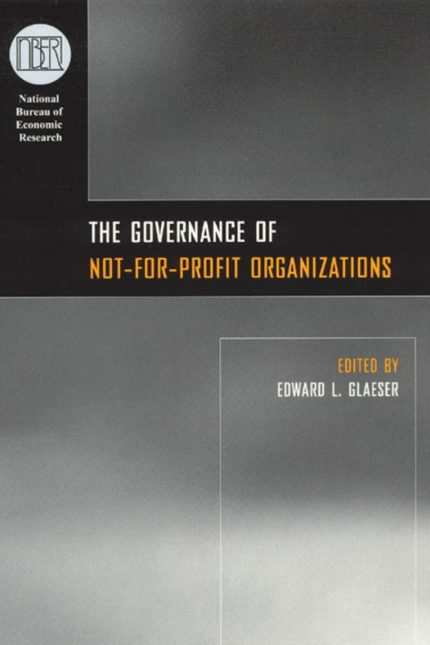 Cover image for book The Governance of Not-for-Profit Organizations