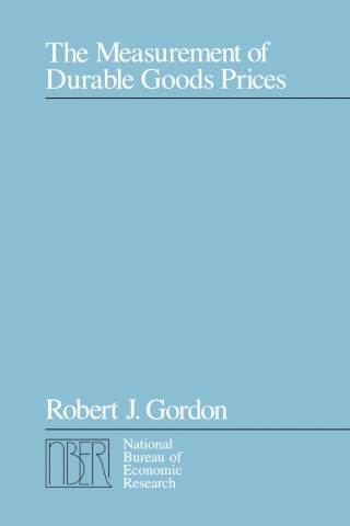The Measurement of Durable Goods Prices