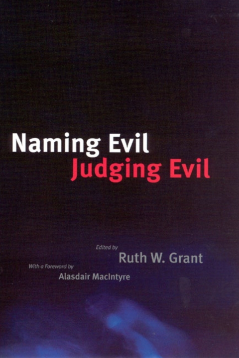 Cover image for book Naming Evil, Judging Evil