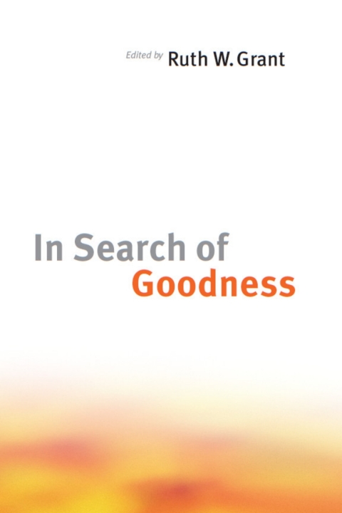 Cover image for book In Search of Goodness