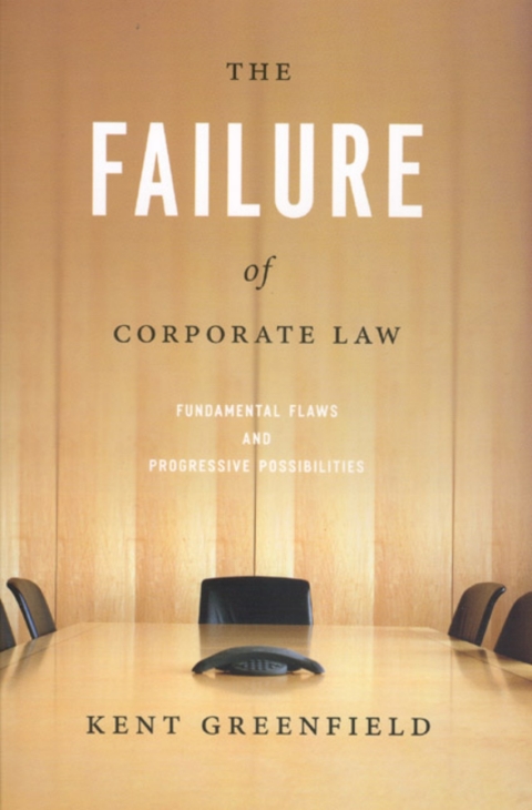 Cover image for book The Failure of Corporate Law