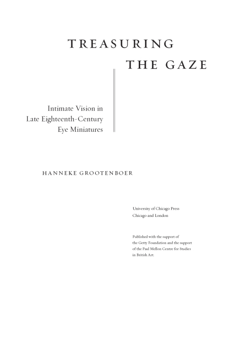 Cover image for book Treasuring the Gaze