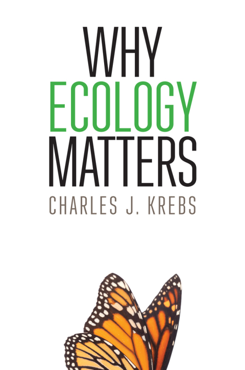 Cover image for book Why Ecology Matters