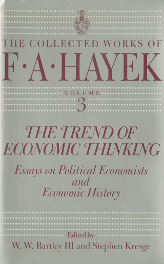 The Trend of Economic Thinking
