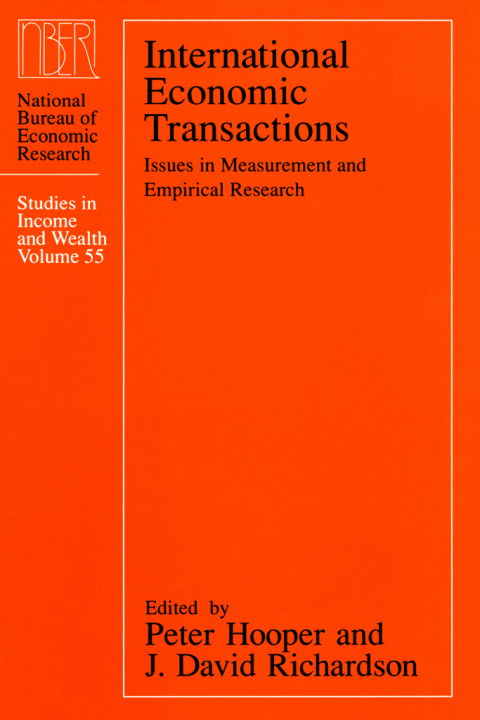 Cover image for book International Economic Transactions