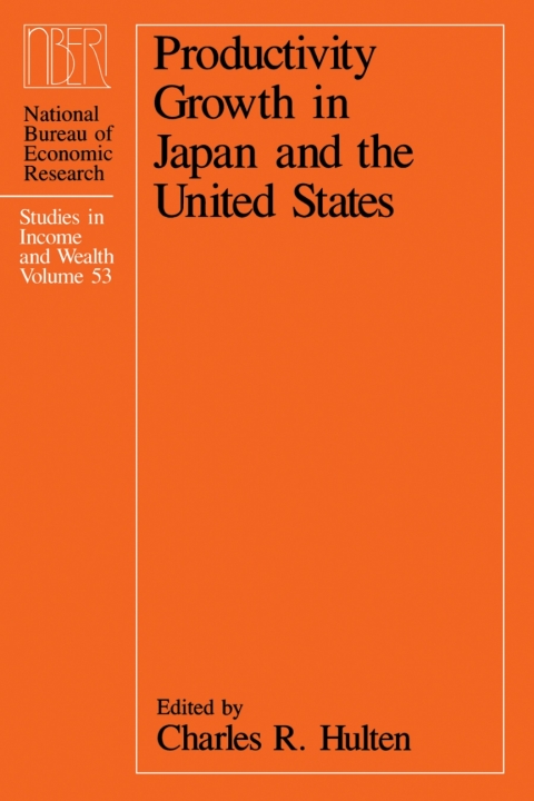 Cover image for book Productivity Growth in Japan and the United States