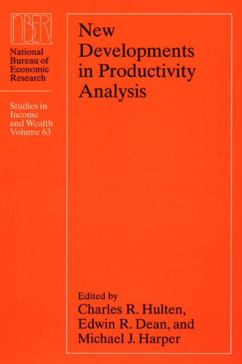 Cover image for book New Developments in Productivity Analysis
