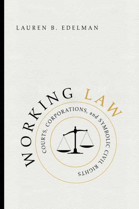 Cover image for book Working Law