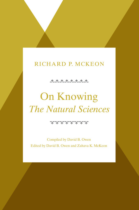 Cover image for book On Knowing--The Natural Sciences
