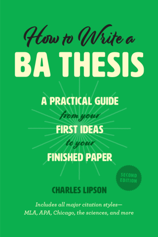 How to Write a BA Thesis