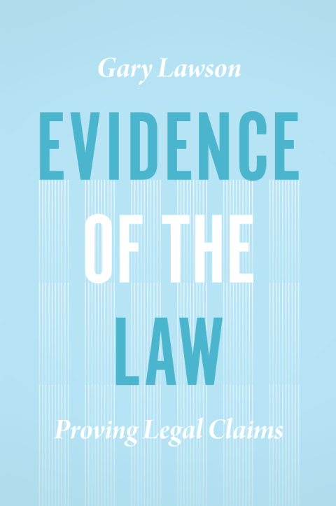 Cover image for book Evidence of the Law