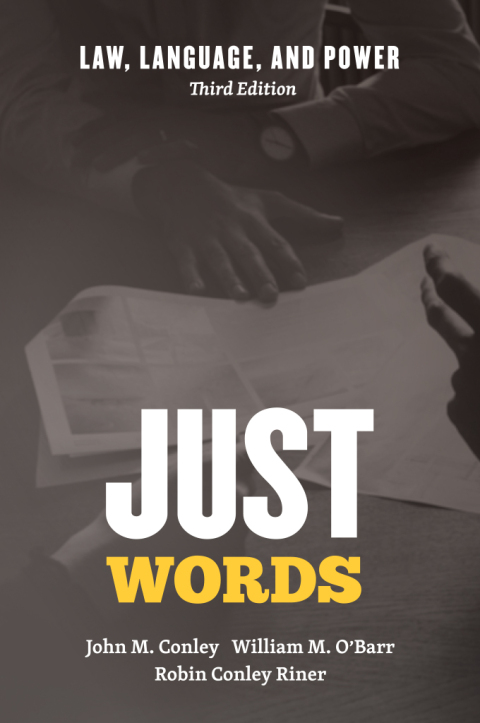 Cover image for book Just Words