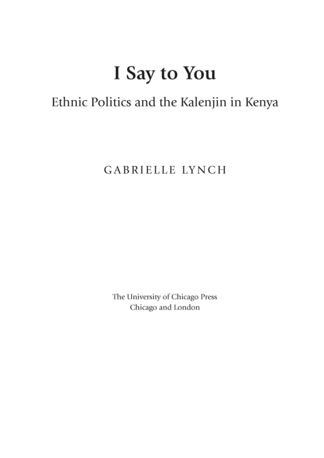 I Say to You