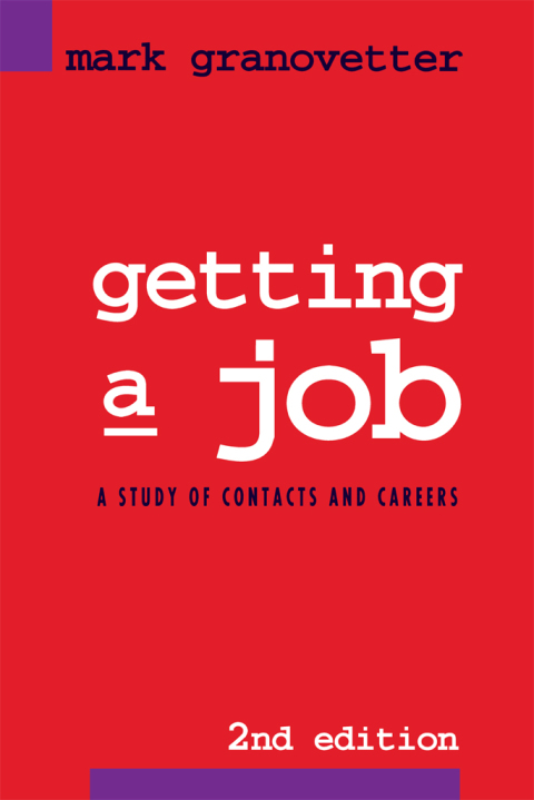 Cover image for book Getting a Job
