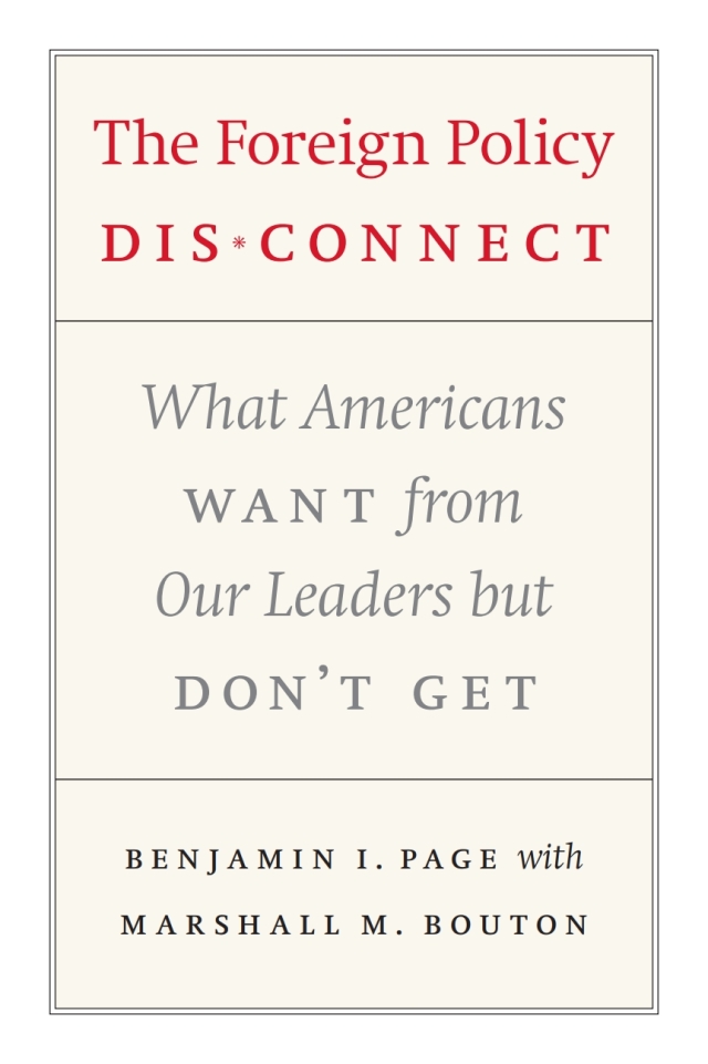 The Foreign Policy Disconnect