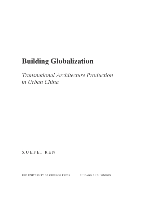 Cover image for book Building Globalization