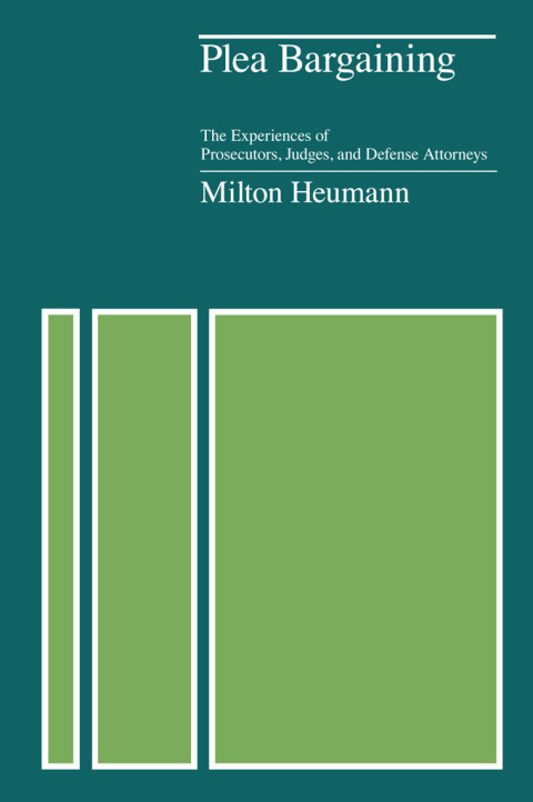 Cover image for book Plea Bargaining