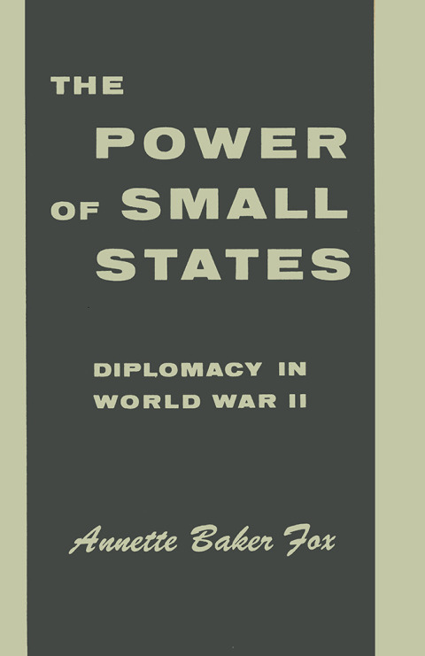 Cover image for book The Power of Small States