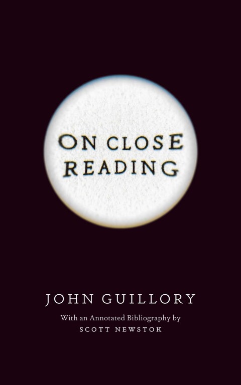 Cover image for book On Close Reading
