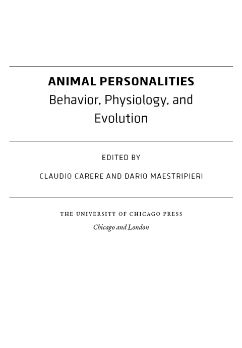 Cover image for book Animal Personalities