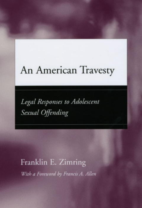 Cover image for book An American Travesty