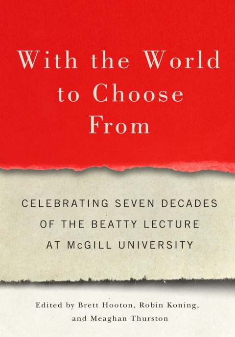 Cover image for book With the World to Choose From