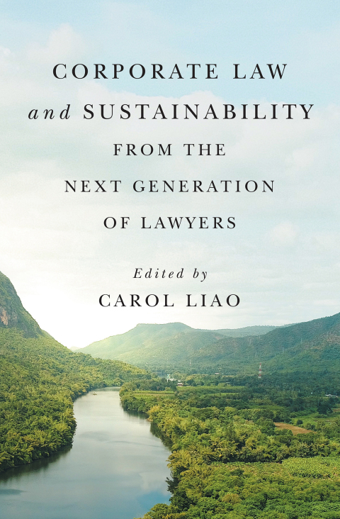 Cover image for book Corporate Law and Sustainability from the Next Generation of Lawyers