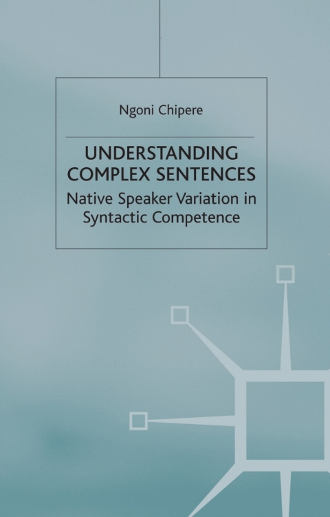 Cover image for book Understanding Complex Sentences