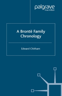 Cover image: A Bronte Family Chronology 9781403901125