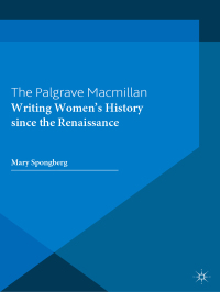 Cover image: Writing Women's History Since the Renaissance 1st edition 9780333726679