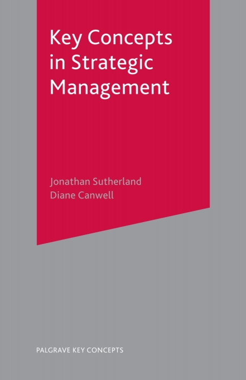 Cover image for book Key Concepts in Strategic Management